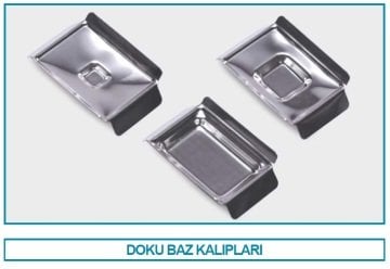 İSOLAB 074.07.003 doku baz kalıpları - standart (5 adet)