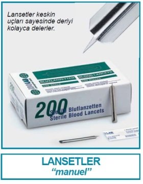 İSOLAB 088.01.001 lanset - manuel (200 adet)