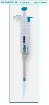 İSOLAB 011.05.901 otomatik pipet - ISOLAB - tek kanal - otoklavlanabilir - 100-1000 ul (1 adet)