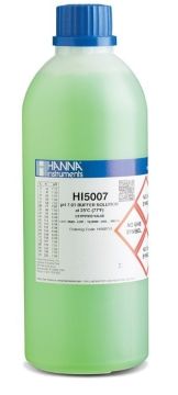 HANNA HI5007-G pH 7.01 - 25oC Yeşil Teknik Kalibrasyon Tamponu, 500 mL şişe
