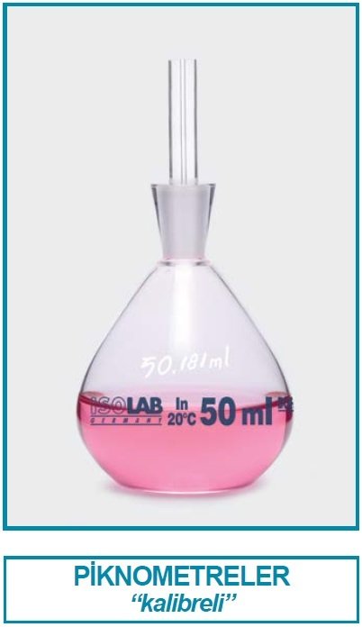 İSOLAB 023.02.005 piknometre - kalibreli - 5 ml (1 adet)
