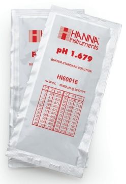 HANNA HI60016-02 pH 1.679 - 25oC Millesimal Kalibrasyon Tampon Torbaları, (25 x 20mL)