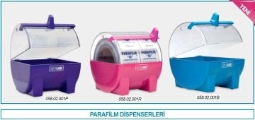 İSOLAB 058.02.001R parafilm dispenseri - rubi (1 adet)