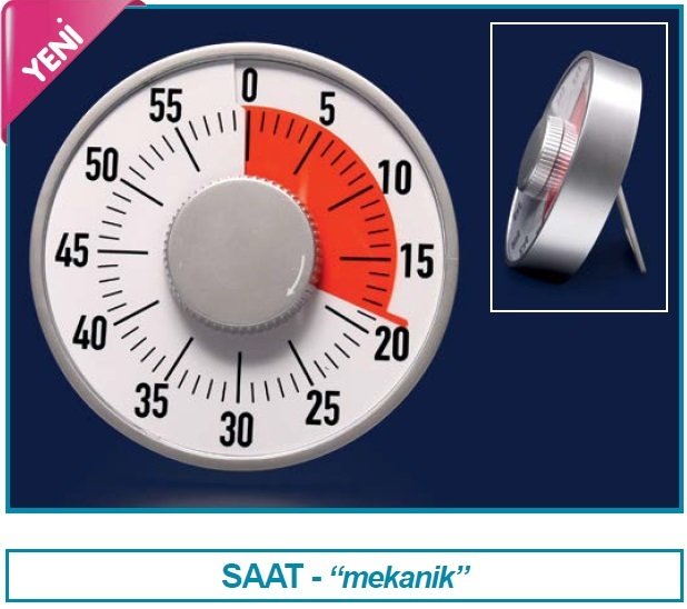 İSOLAB 055.04.001 saat - mekanik (1 adet)