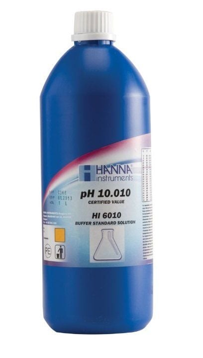 HANNA HI6010-01 pH 10.010 - 25oC Binlik Kalibrasyon Tamponu, 1 L