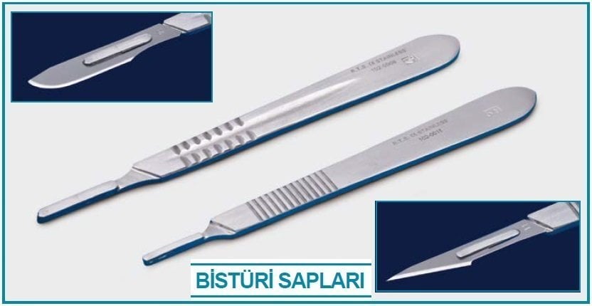 İSOLAB 048.50.002 bistüri sapı - no:2 (1 adet)