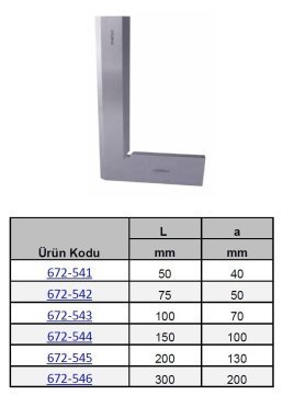 Kıl Gönye 200x130mm