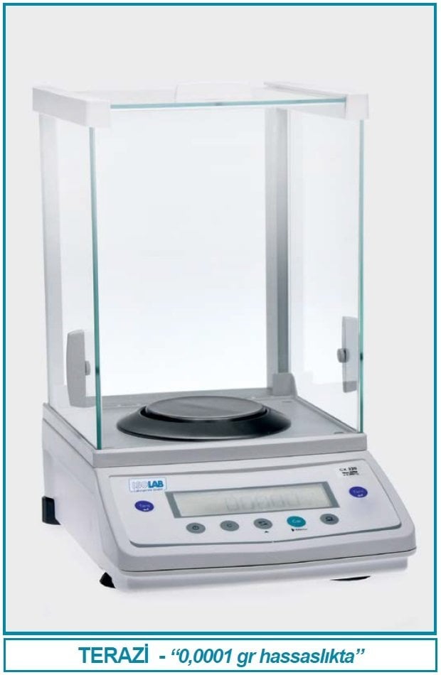 İSOLAB 602.31.001 terazi - 220 gr / 0.0001 gr (1 adet)