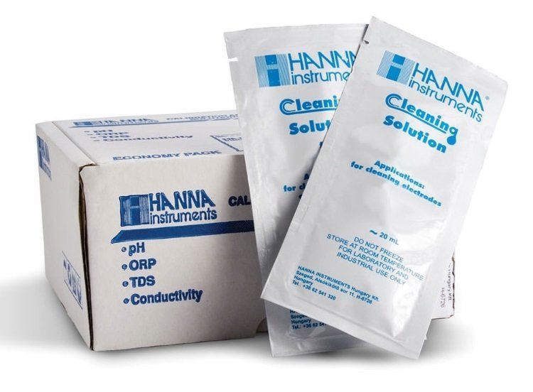HANNA HI700641P Süt Ürünleri için Temizleme ve Dezenfeksiyon Solüsyonu (Gıda Endüstrisi), (25) 20 mL'lik poşetler