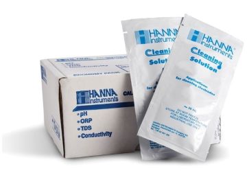 HANNA HI700670P Tuz Tortuları için Temizleme Solüsyonu (Endüstriyel Prosesler), (25) 20 mL'lik poşetler