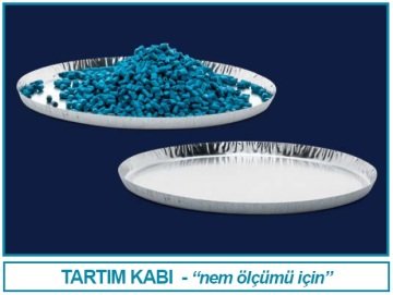 İSOLAB 037.25.100 tartım kabı - alüminyum - çap 100 mm (50 adet)