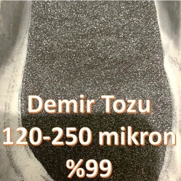 Metalik Demir Tozu 120-250 mikron - 250 gram