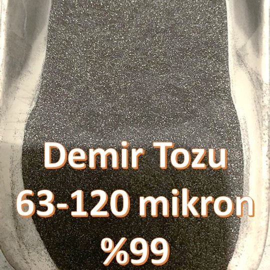 Mikronize Demir Tozu 63-120 mikron - 1 kg