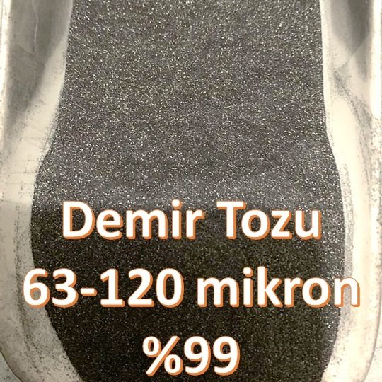 Mikronize Demir Tozu 63-120 mikron - 500 gram