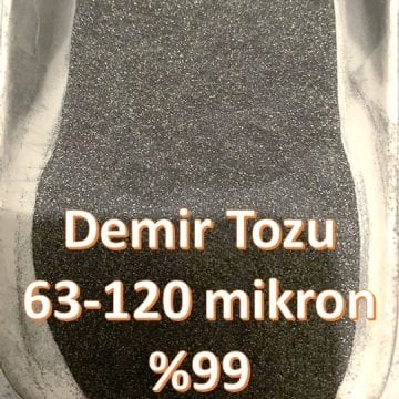 Mikronize Demir Tozu 63-120 mikron - 500 gram