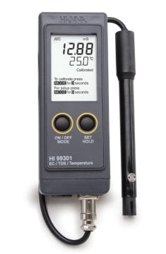 HANNA HI99301 Taşınabilir Yüksek Aralıklı EC / TDS Metre