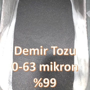 Demir Metal Tozu 0-63 mikron - 500 gram