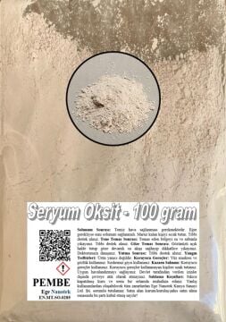 Araba Camı Çizik Giderici Pembe Seryum Oksit - 100 GRAM