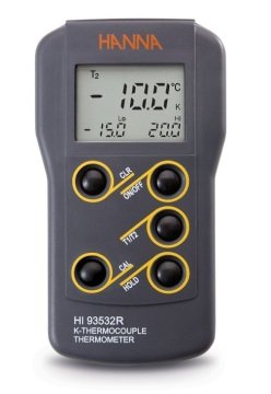 HANNA HI93532R Taşınabilir Çift Girişli K Tipi Termokupl Termometresi
