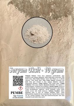 Oto Cam Çizik Giderici Pembe Seryum Oksit - 10 GRAM