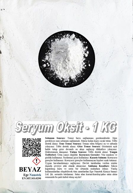 Oto Camı Parlatma Tozu Beyaz Seryum Oksit - 1 KG