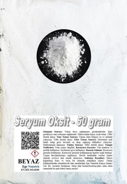 Araç Camı Parlatma Tozu Beyaz Seryum Oksit - 50 GRAM