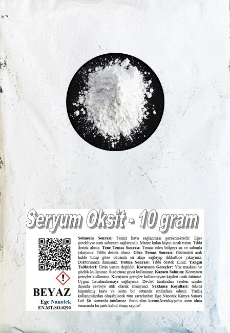 Ayna Parlatma Tozu Beyaz Seryum Oksit - 10 GRAM