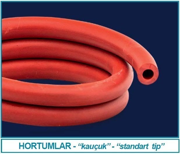 İSOLAB 052.10.003 hortum - kauçuk - 6.0 mm iç çap - 9.0 dış çap (1 metre)