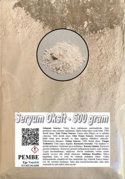 Cam Çizik Giderici Pembe Seryum Oksit - 500 GRAM
