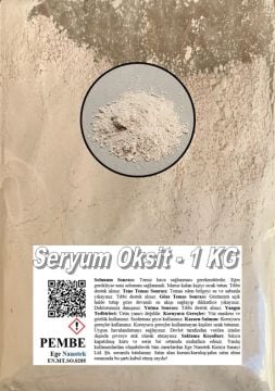 Cam Çizik Giderici Pembe Seryum Oksit - 1 KG