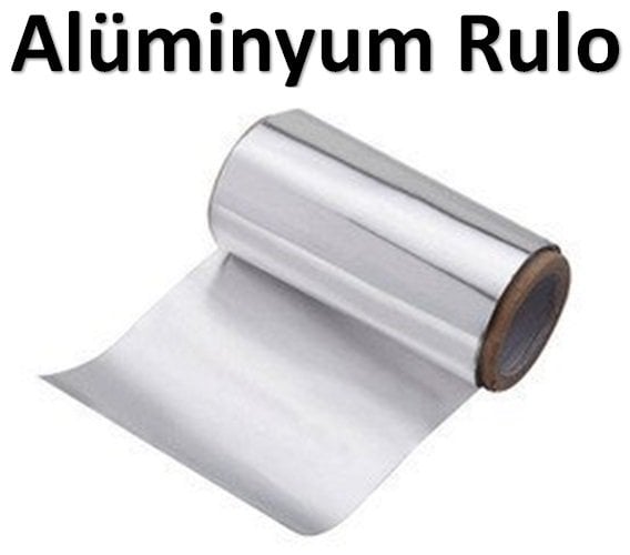 0.1 mm Alüminyum Rulo 600x1000 mm