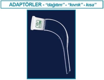 İSOLAB 065.30.029 adaptör - aktarım - distilasyon için - eğimli - dişi şilif - NS 29/32 - 65mm (1 adet)