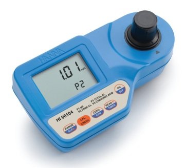 HANNA HI96104 pH, Serbest Klor ve Toplam Klor, ve Siyanürik Asit Taşınabilir Fotometre
