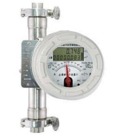 DN40 Metal Tüplü Debimetre Sıvı 100-5000 lt/saat Dijital Göstergeli 4-20 mA 40bar