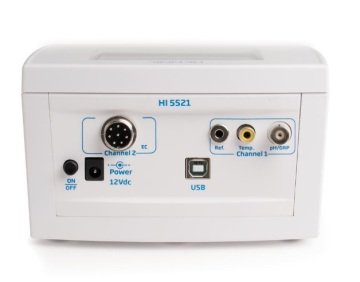 HANNA HI5521-02 Laboratuvar Araştırma Sınıfı Tezgahüstü pH / mV ve EC / TDS / Tuzluluk / Rezistivite Metresi