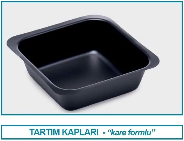 İSOLAB 037.11.007 tartım kabı - P.S - kare form - siyah - 5 ml (100 adet)