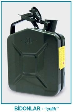 İSOLAB 062.22.920 bidon - kulplu - çelik - 20 lt (1 adet)