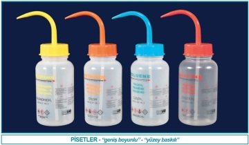 İSOLAB 062.57.500 piset - orta boyunlu - baskılı - tetrahidrofuran - 500 ml (1 adet)