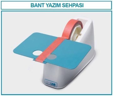 İSOLAB 099.02.002 etiket yazım sehpası (1 adet)