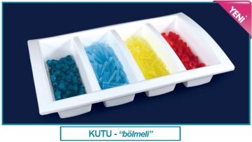 İSOLAB 062.66.003 kutu - 4 bölmeli (1 adet)