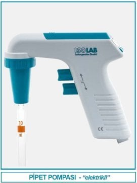 İSOLAB 010.01.005 pipet pompası - elektrikli (1 adet)