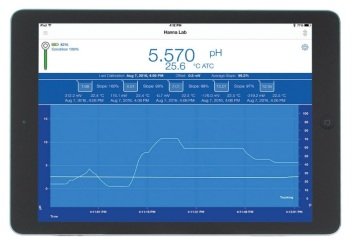 HANNA HI13302 Şişeler ve Test Tüpleri için HALO Kablosuz pH Ölçer