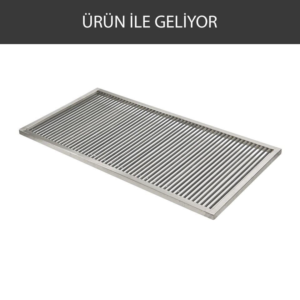 Standart Çelik Barbekü Izgarası 40*80