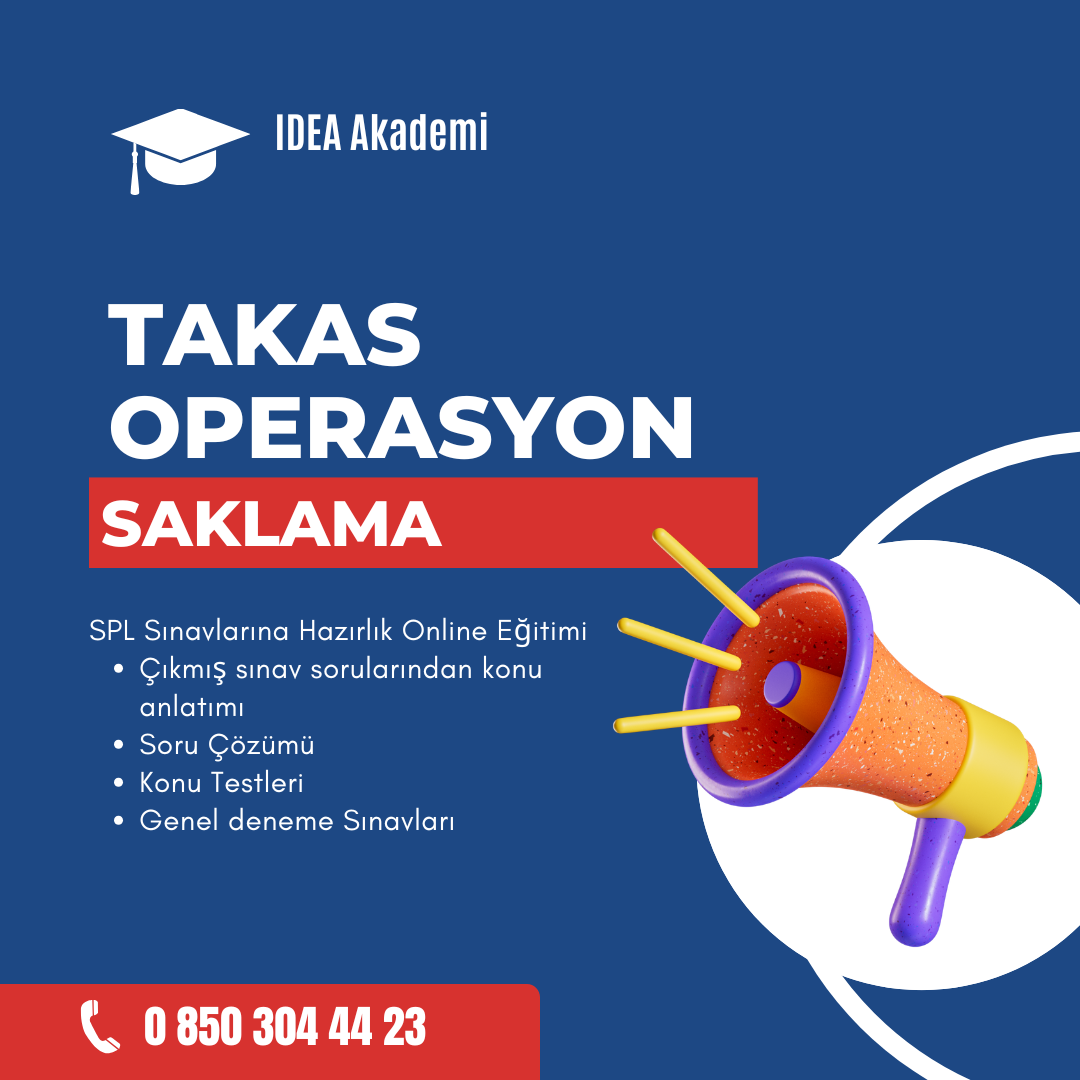 Takas ve Operasyon Online Eğitim