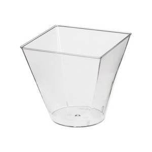 Plastik Mika Mini Şeffaf Kap