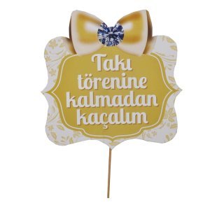 Takı Törenine Kalmadan Kaçalım Konuşma Balonu 10'lu