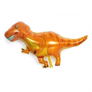 Turuncu T-Rex Dinazor Folyo Balon