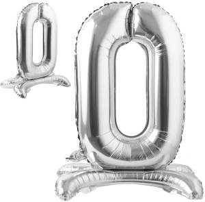 Ayaklı 0 Rakam Folyo Balon