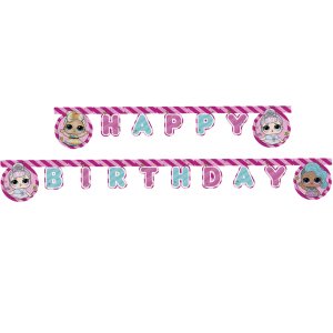 LoL Bebek Happy Birthday Banner
