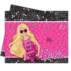 Barbie Plastik Masa Örtüsü